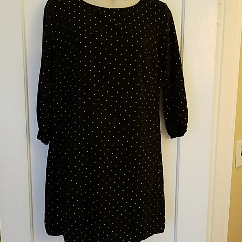 Black White Polka Dot Old Navy Minidress
